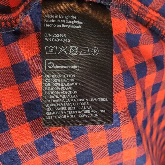 H&M Plaid Button Up Shirt - Picture 4 of 11